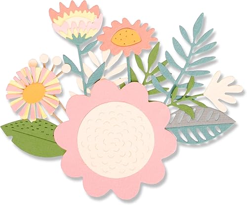 Sizzix Juego de flores Free Style, multicolor