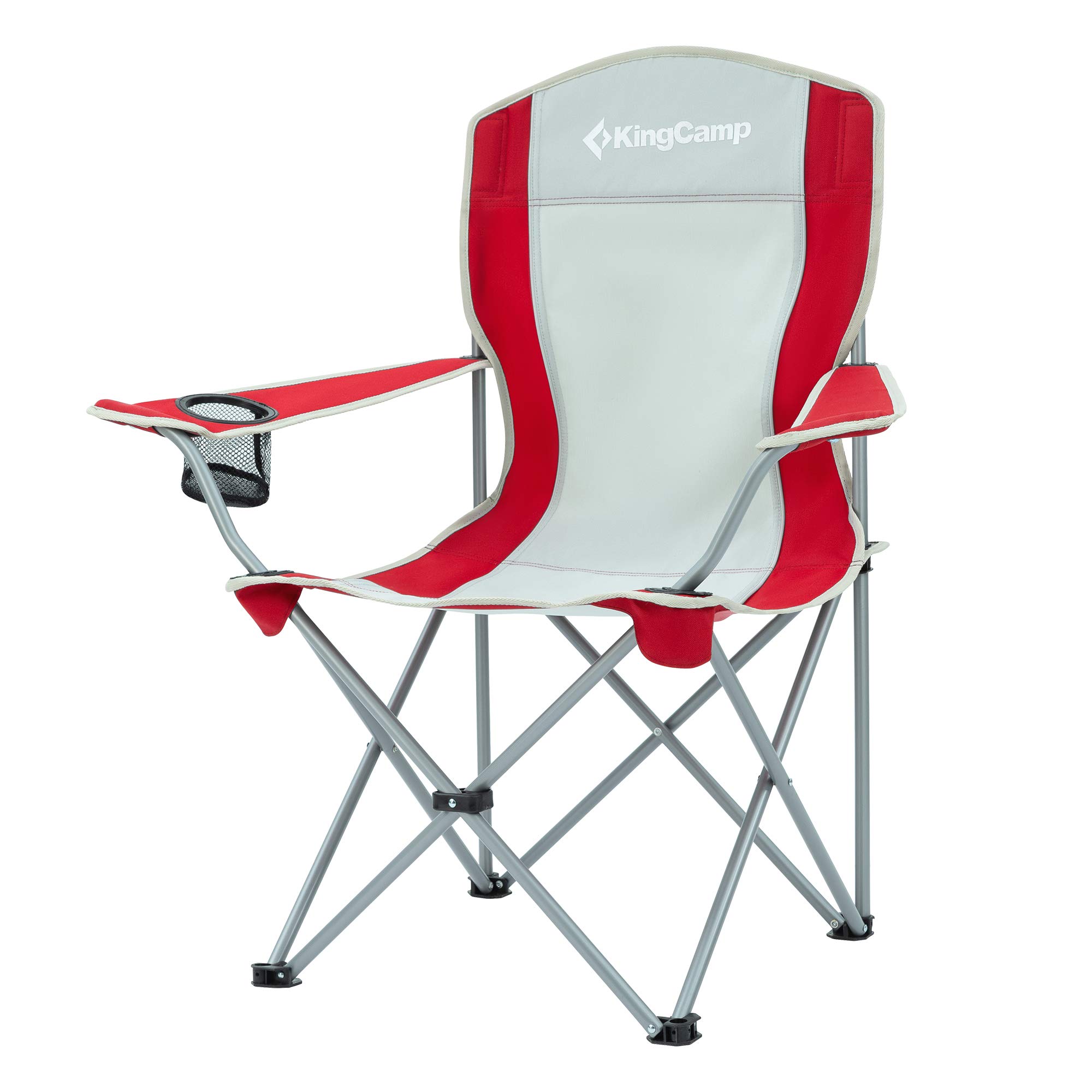 Buy KingCamp KC3818_RED/GreyUSVC3 Camping Chairs, one Size Online at