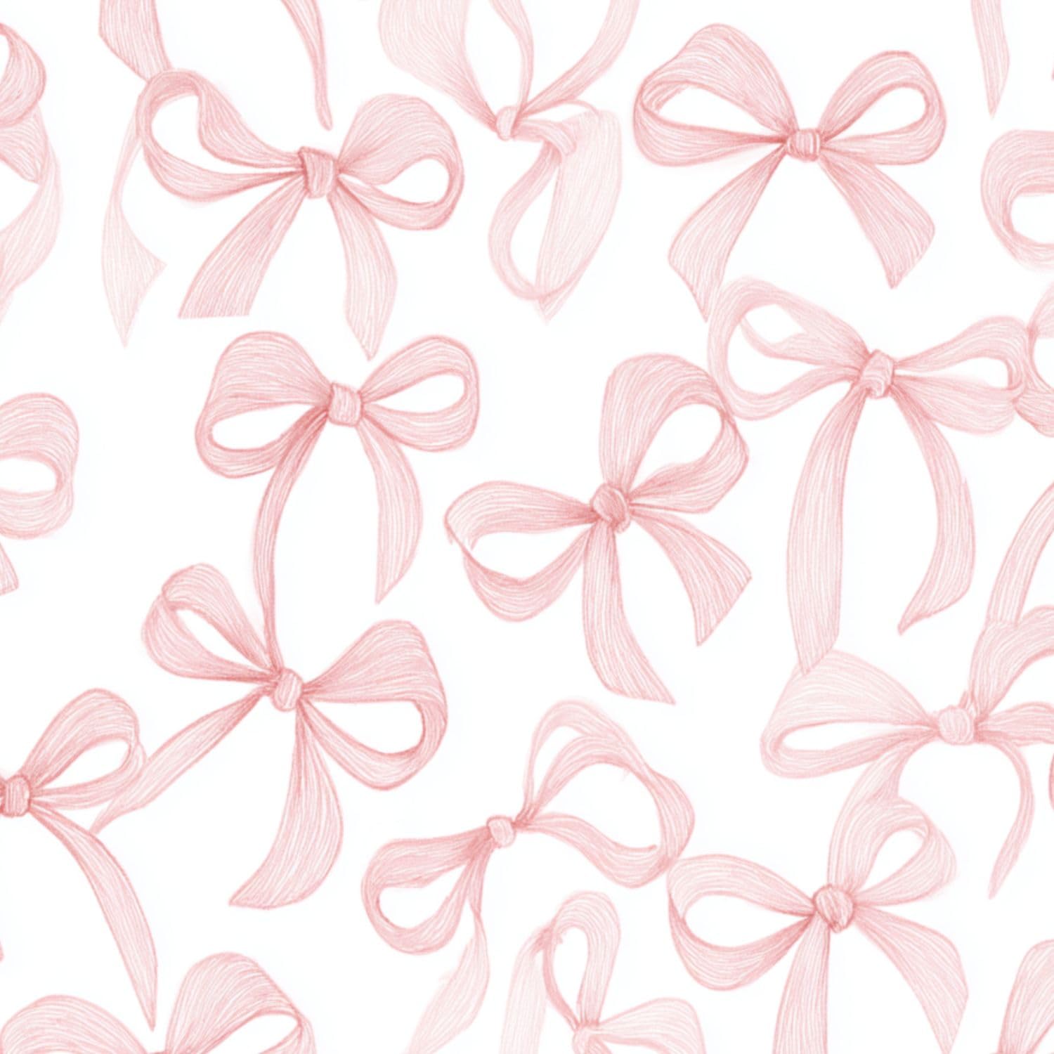 Deruinvaio Pink/White Self Adhesive Feature Removable Soft Bow Peel And Stick Vinyl Wallpaper Roll, Sticky Lining Paper For Bedroom, Living Room, Kitchen Walls