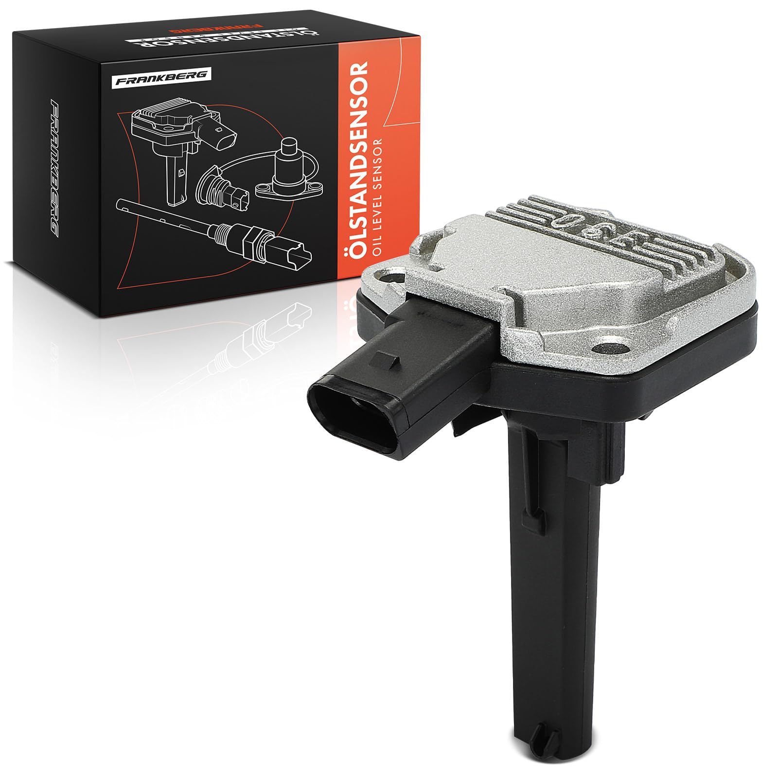 Frankberg 1x Ölstandsensor 3-Polig Kompatibel mit A4 8EC B7 A4 Avant 8ED B7 A4 Cabriolet 8HE A3 8P1 A6 4F2 C6 A6 Allroad 4FH C6 A6 Avant 4F5 C6 A1 8X1 8XK Replace# 06E907660