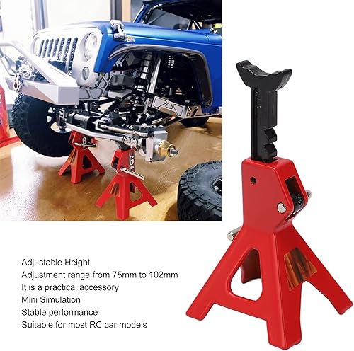 Miniatura 2 de Gato de elevación de vehículo a control remoto - Simulación de coche RC escala 1/10 Jack Stands Universal Ajustable Mini Jack Stand para 1/10 RC