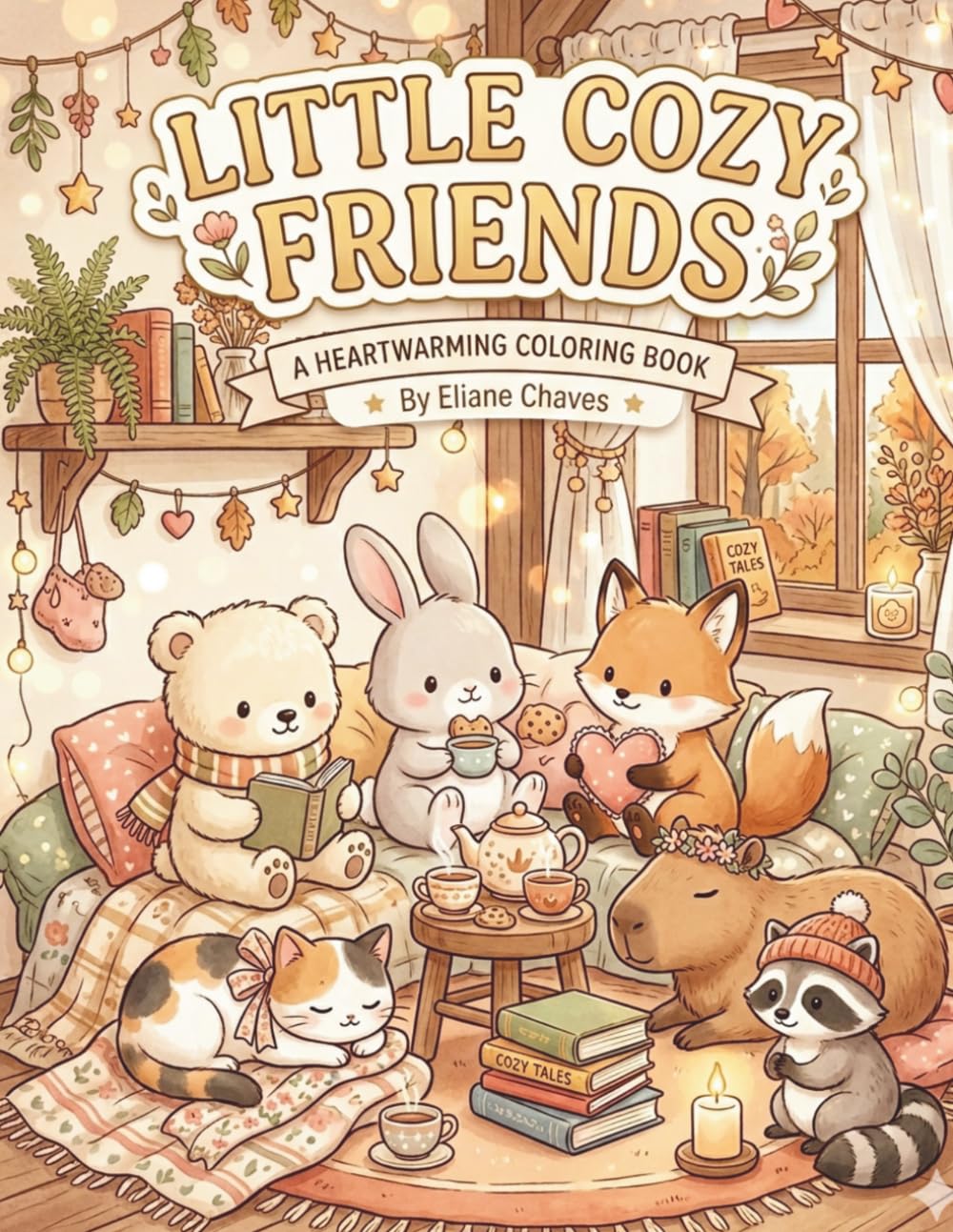 LITTLE COZY FRIENDS: A HEARTWARMING COLORING BOOK