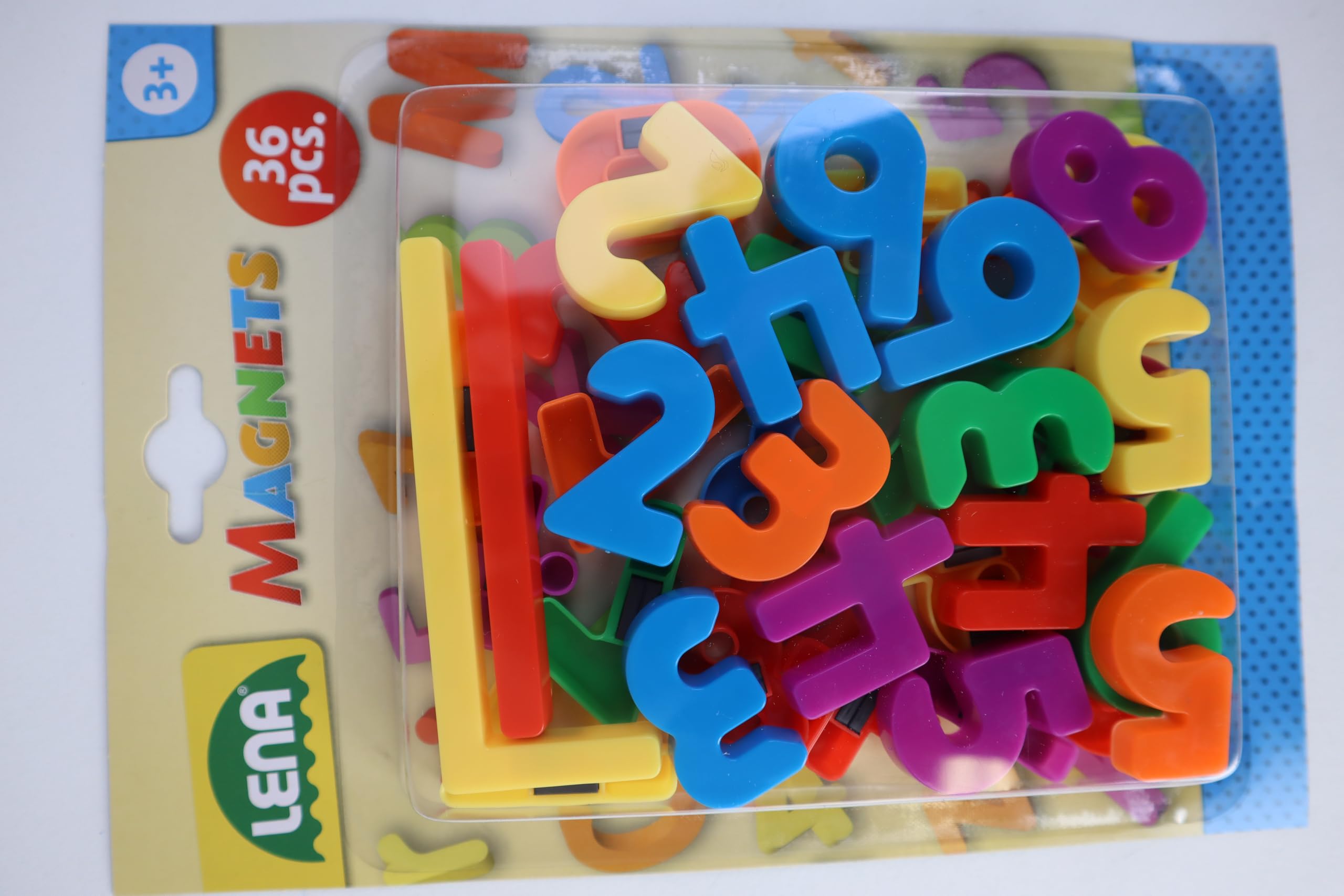 Aimants Chiffres Et Lettres SIMM - 36 Pièces ø3 Cm - Pour Tableaux Magnétiques Et Apprentissage
