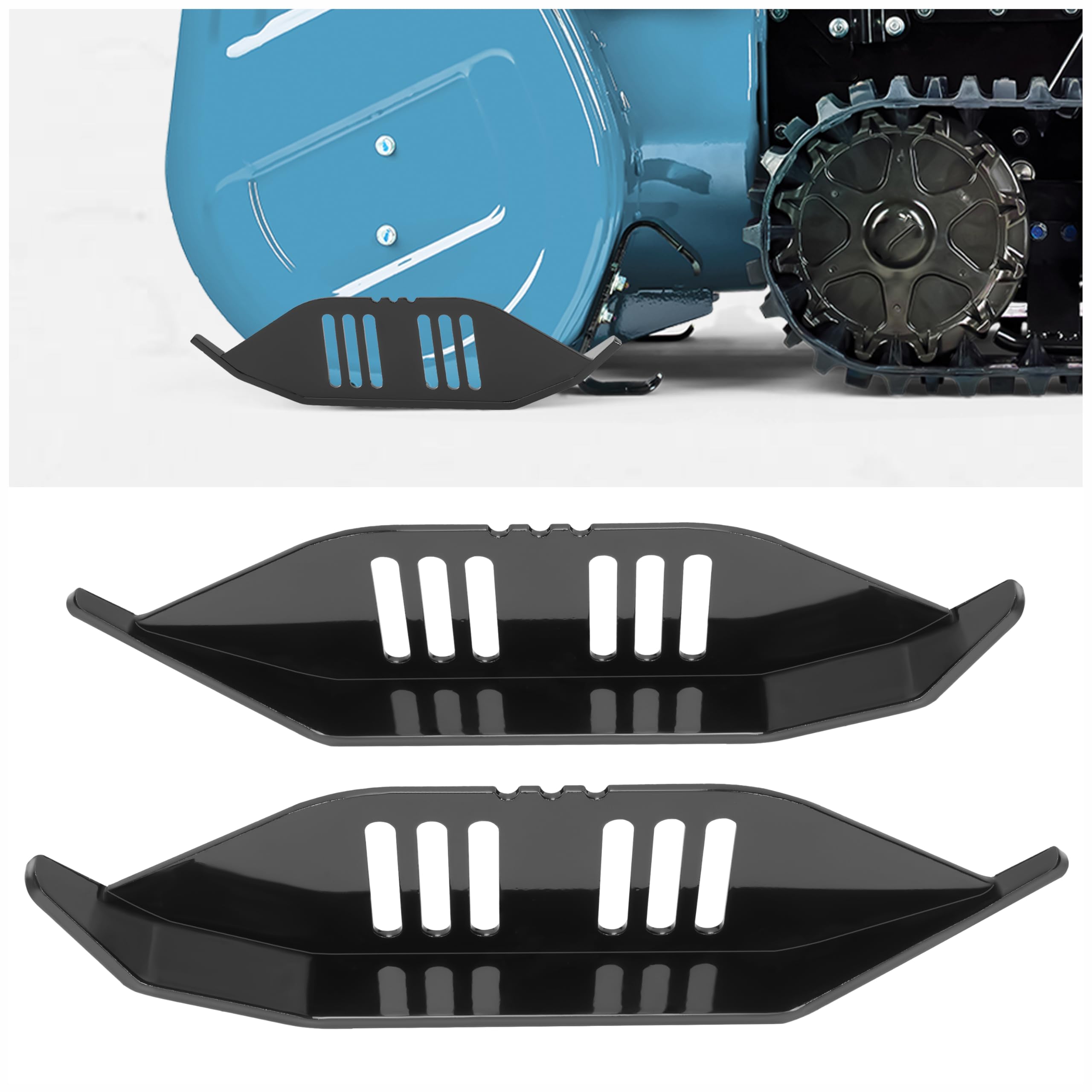 ?KUAFU Universal Skid Shoes Compatible with Heavy-Duty Snowblower Snow Thrower with 2.75
