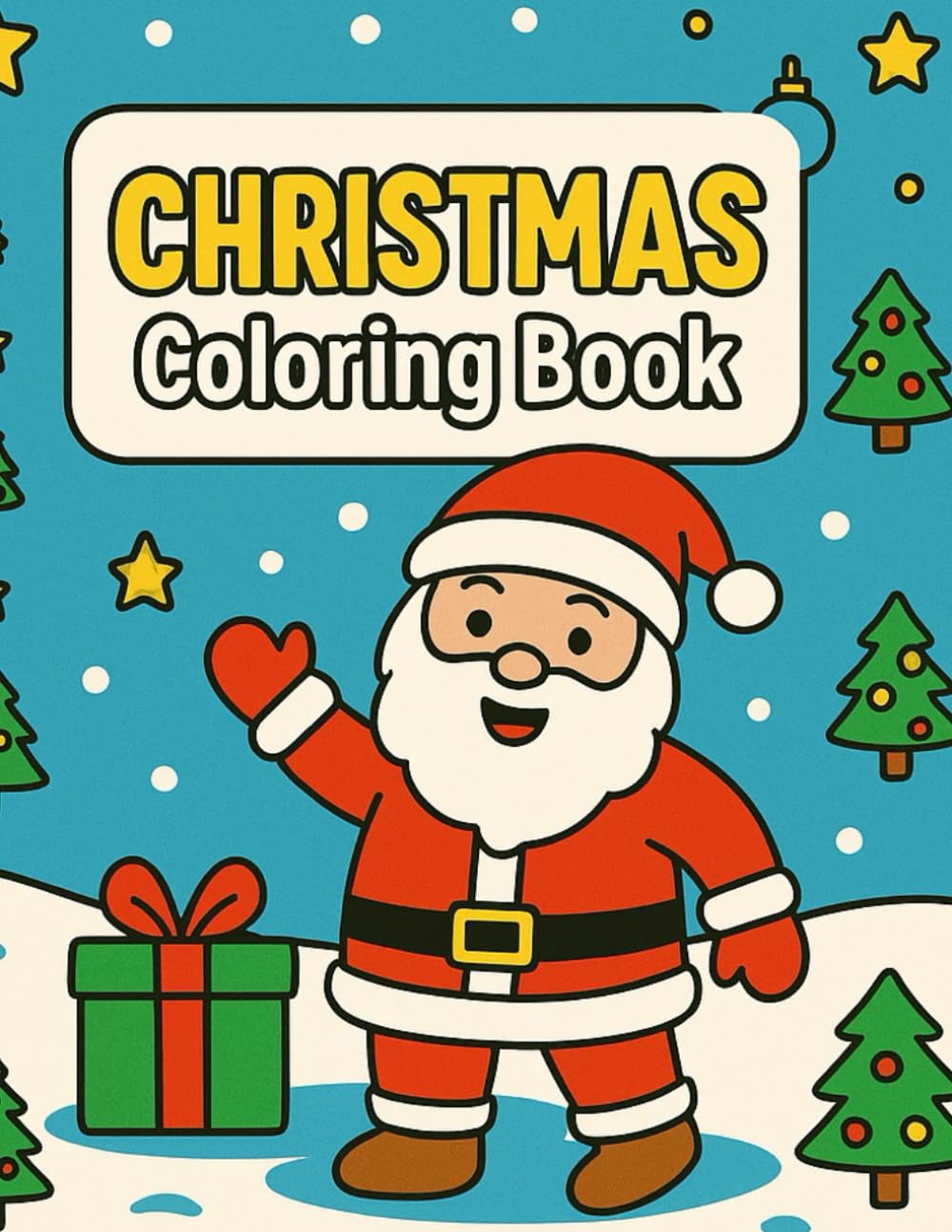 Christmas Coloring Book for Kids Ages 3-8: Fun Holiday Scenes, Cute Animals, Santa, Elves & Winter Magic | 42 Festive Pages + Letter to Santa & Bonus ... out letter (Christmas Magic Coloring Series)