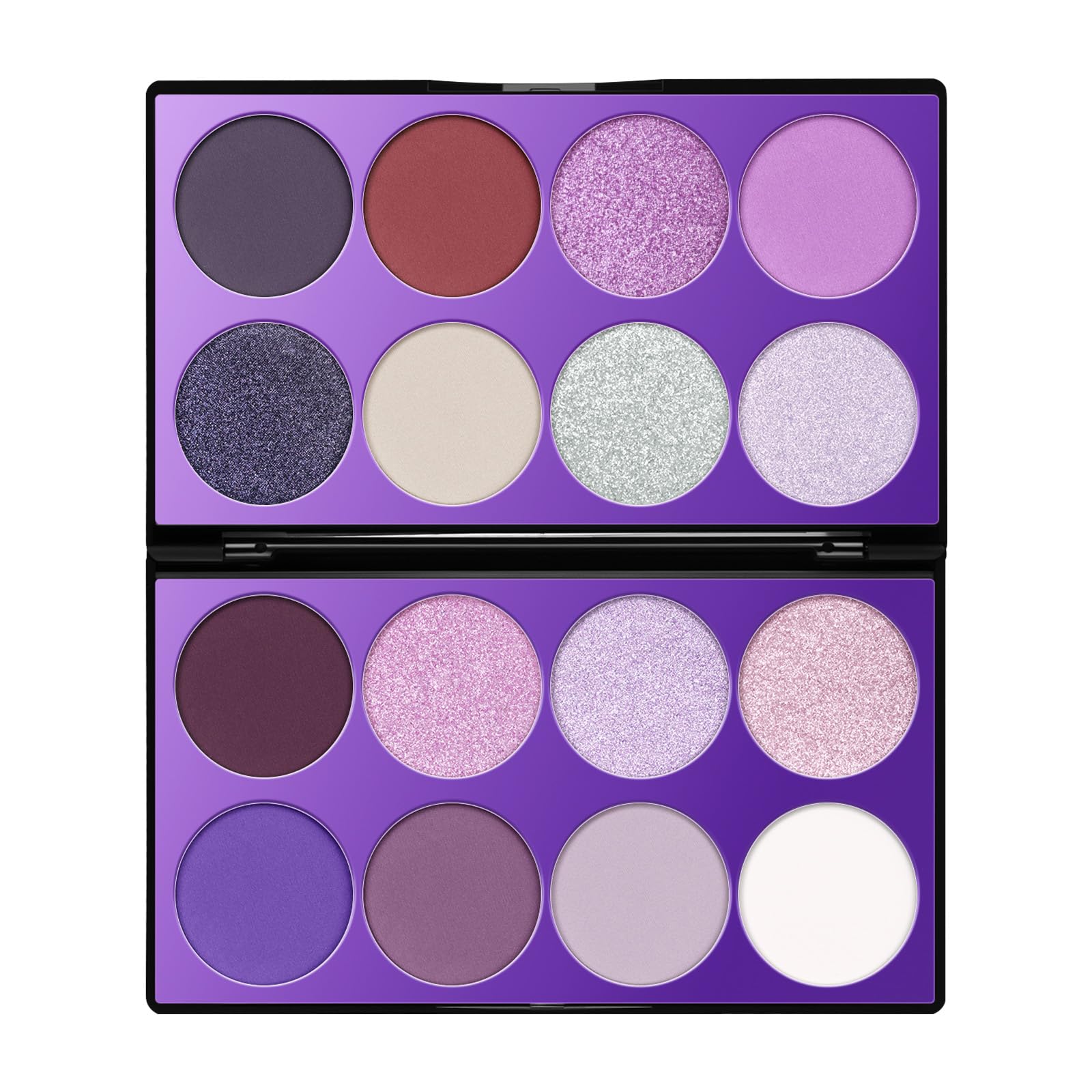 Purple Eyeshadow Palette Matte Shimmer Glitter Plum Eyeshadow Smokey Makeup