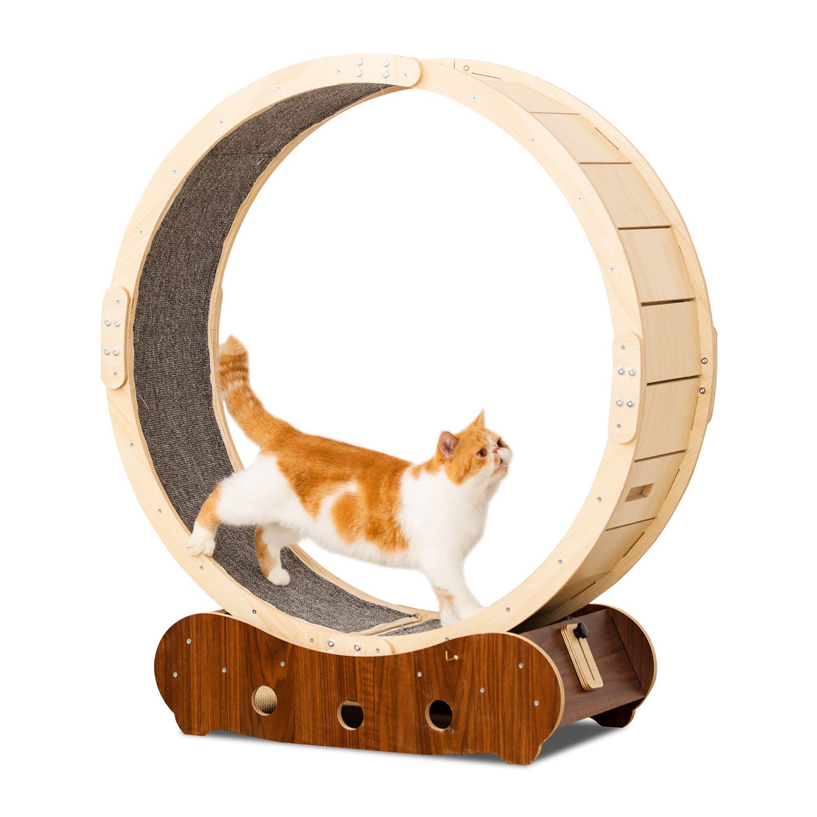 ウダダ キャットホイール - Woodada Cat Wheel (猫用回し車) ウダダキャットホイール (woodada cat wheel)