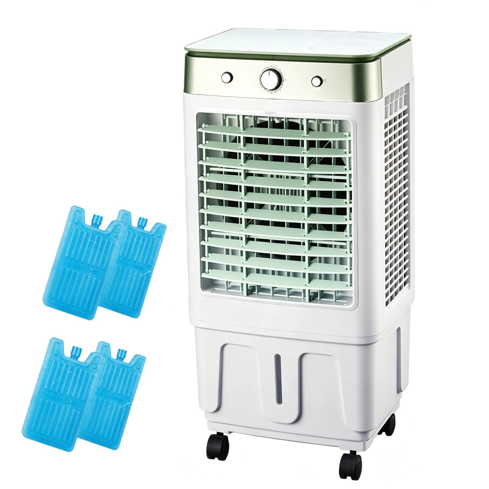 Swamp Cooler Air Conditioner 8 Gal Water Tank, 3 Adjustable Speed Evaporative Air Cooler, 4600CFM for Bedroom Office
