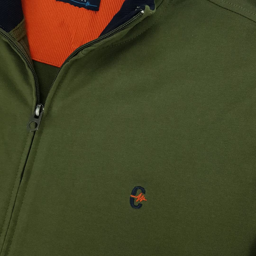 Kombinezon męski pełny Garzata Zip Bawełna Lekki rozmiar plus XXXL 4XL 5XL 6XL, Wojskowy, 3XL