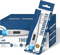 Digital Thermometer With Quick Measurement For Fever Temperature Machine Clinical Thermometer Body Temperature For Kids & Adults thermometer For Oral, Underarm & Rectal