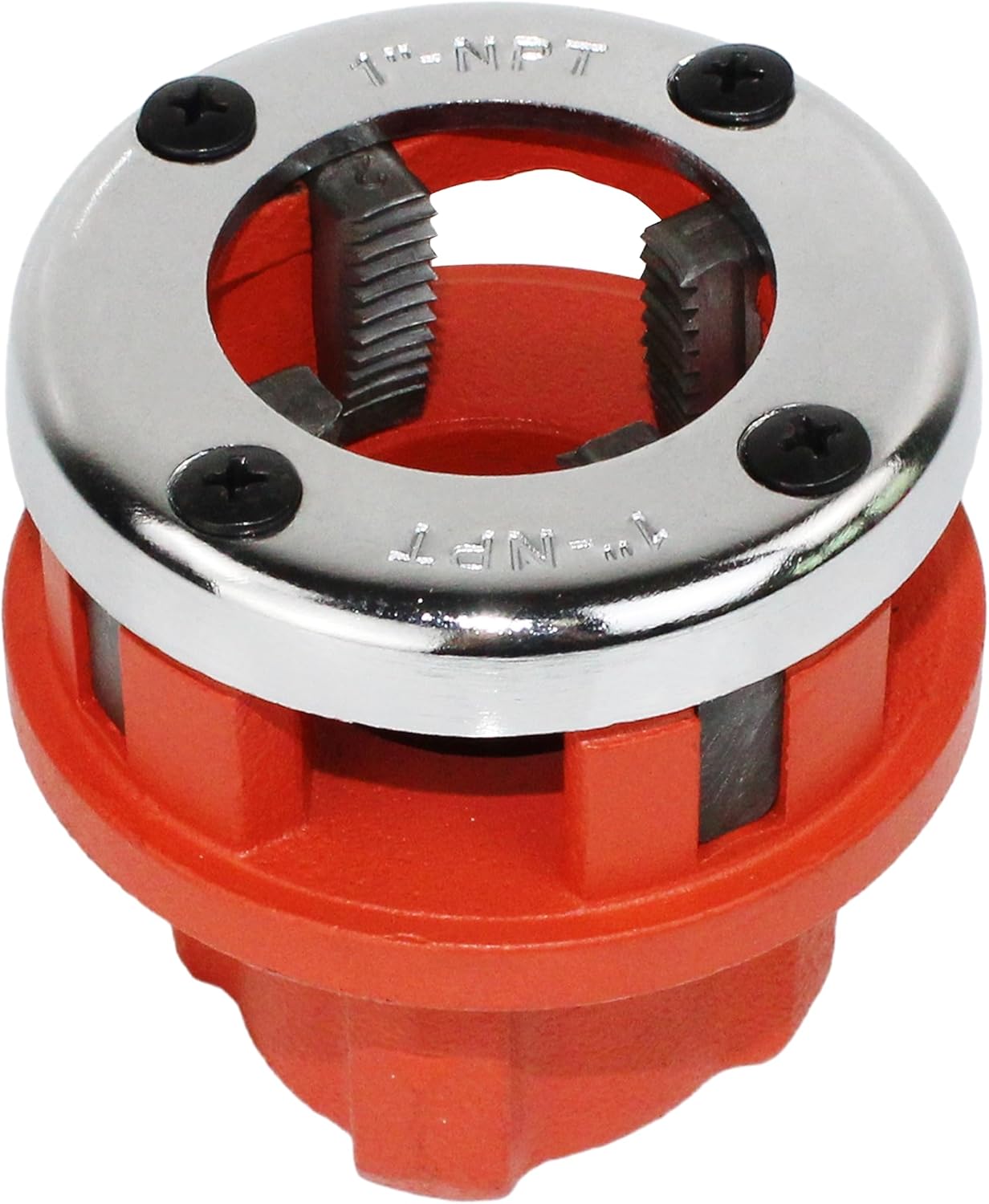 Ratchet Pipe Threader Kit Replacement 1-inch Dies, Compatible Kit, Ideal for Galvanized & Iron Pipes, Not for Stainless Steel