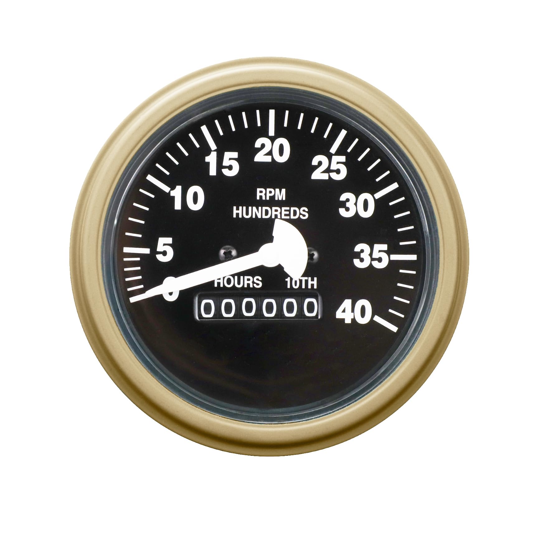 Military Tachometer- Green, Black, or Tan Housing, 85mm (3-3/38