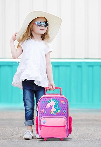 Miniatura 2 de Stephen Joseph Equipaje Clásico Rodante para Niños, Equipaje para Niños, Equipaje Rodante de Viaje para Niños Pequeños, Maleta para Niños con