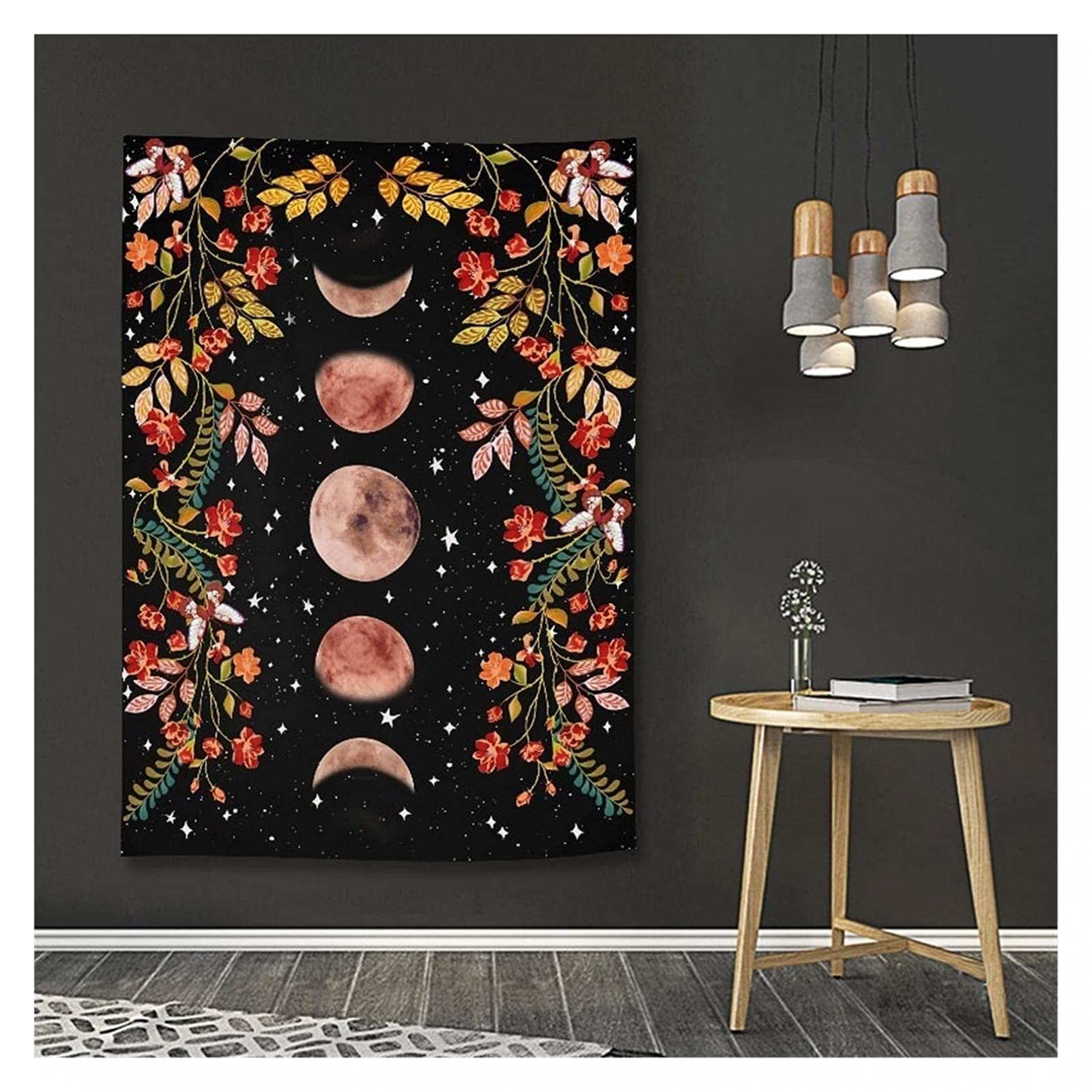 Tapisserie ciel étoilé pour camoufler un mur abîmé avec élégance 75x75