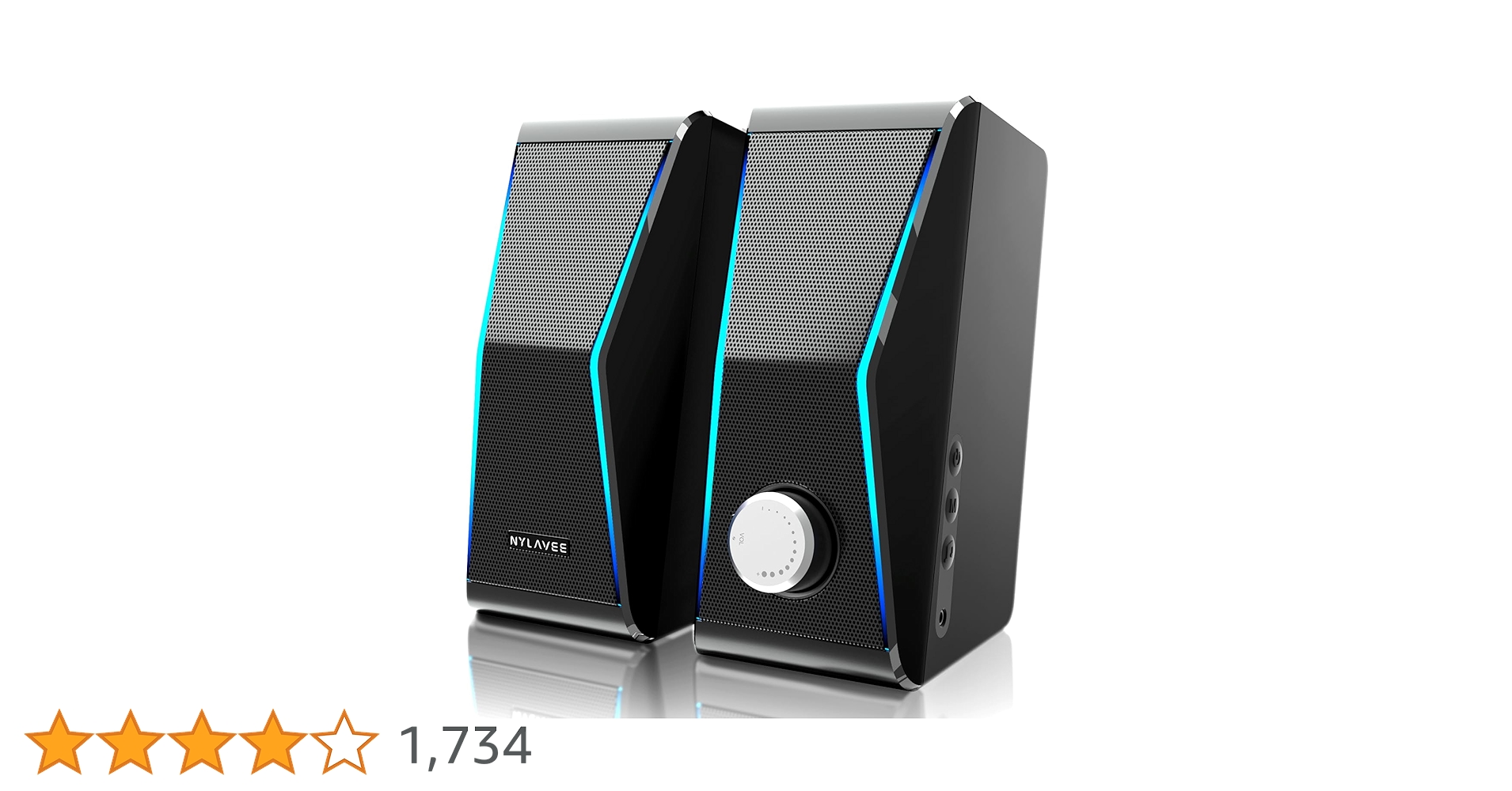 Amazon.co.jp: Nylavee PCスピーカー ゲーミングスピーカー