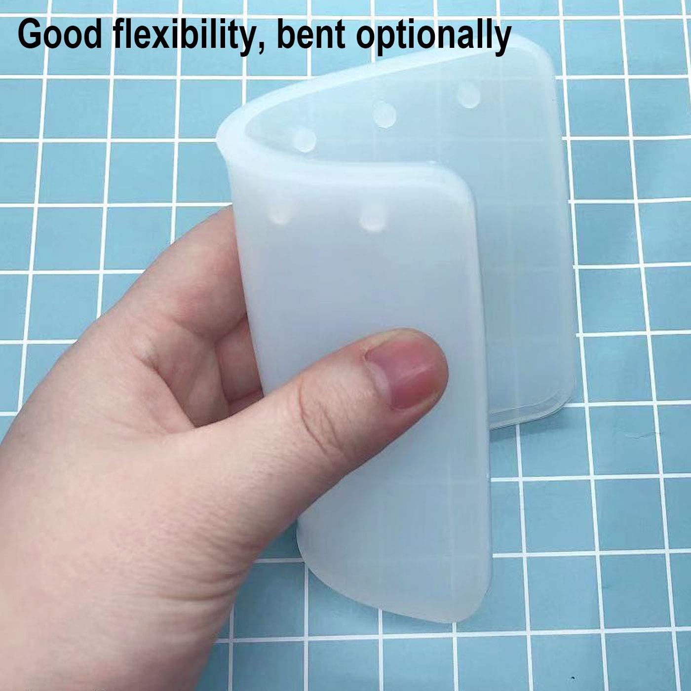 Markeny 3 Pieces Notebook Cover Resin Casting Molds for A5 A6 A7 for Notebook Epoxy Resin DIY