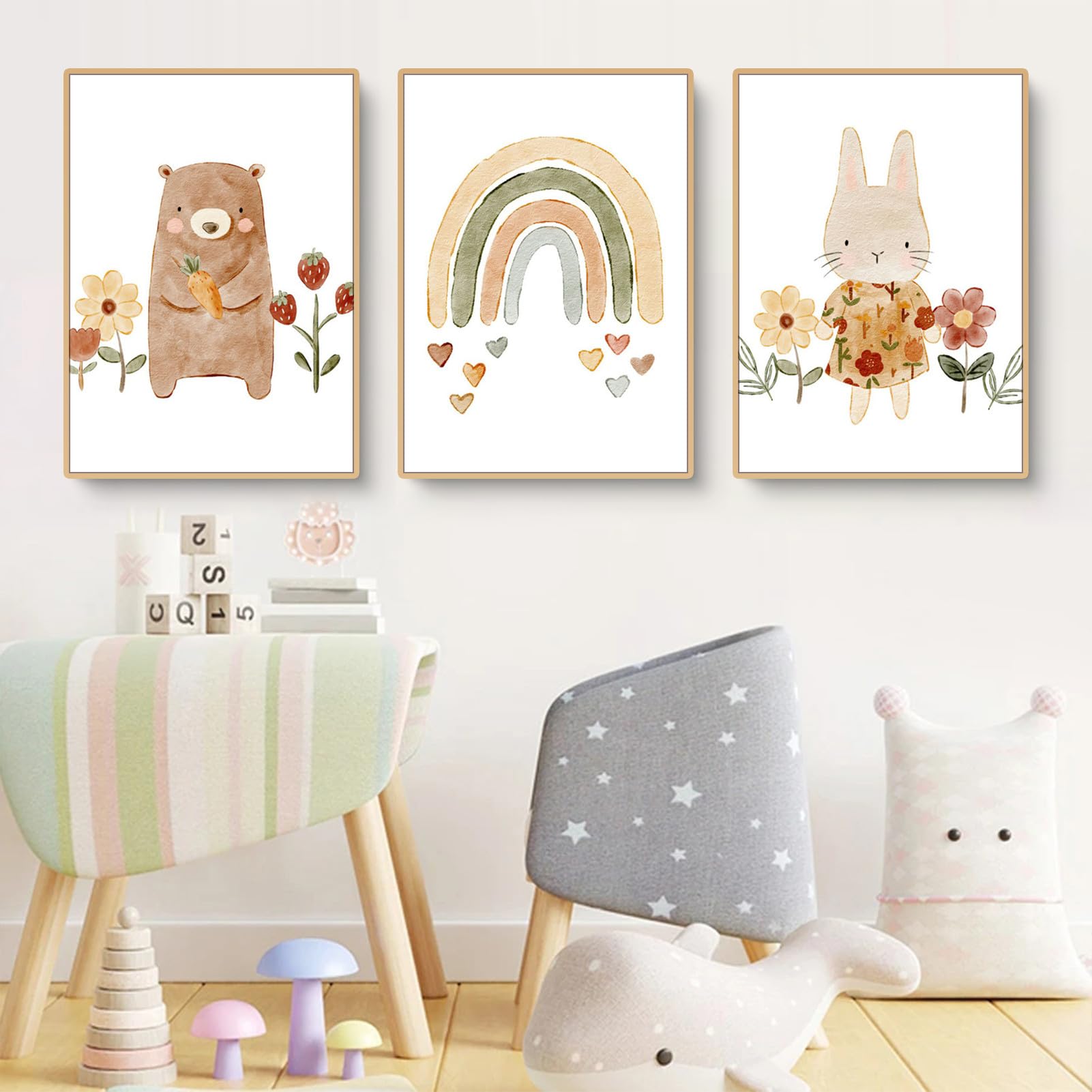 How Cool Is It The Same God - Stampa Su Tela Con Cornice 28x38 Cm - Decorazione Cristiana Per Cameretta Bambini