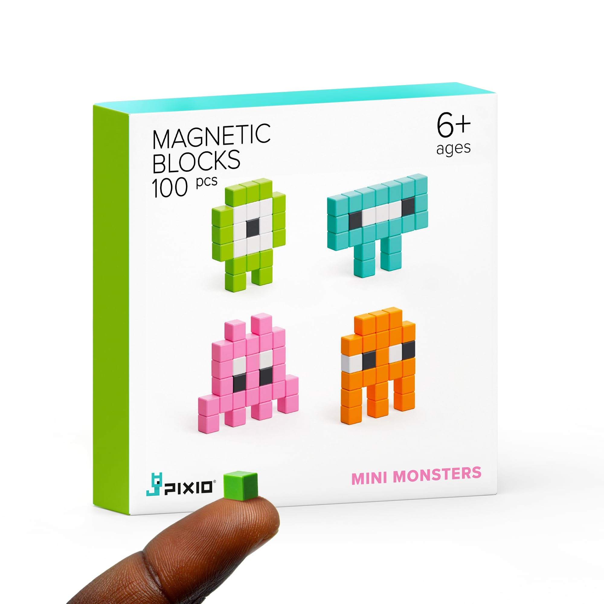 Amazon.com: PIXIO Mini Monsters - Tiny Magnetic Blocks Building