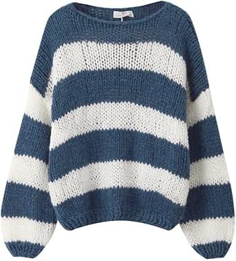Eloges Women's Knit Pullover Mini Dress - Contrast Stripe & Checker Pattern, Stretchy, Sizes S-3X - View #5