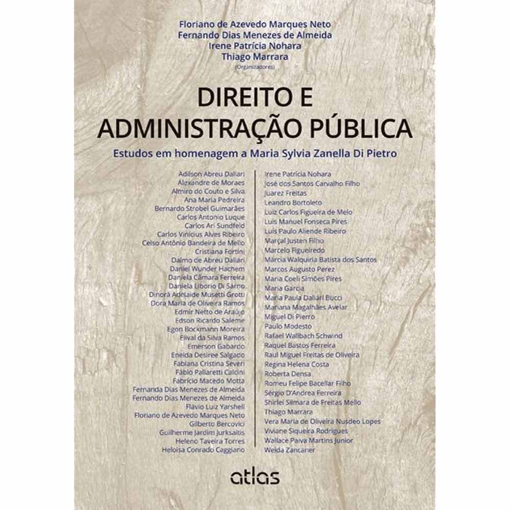 Capa de Direito E Administração Pública: Estudos Em Homenagem A Maria Sylvia Zanella Di Pietro