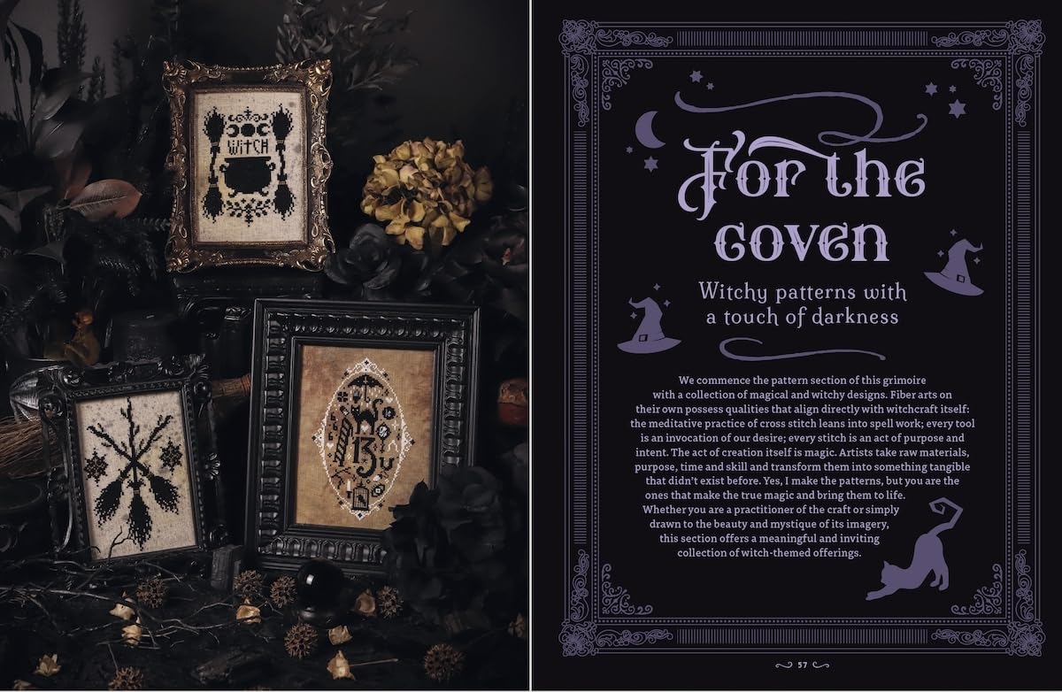 Witchy Stitching: 25 Patterns to Haunt Your Home