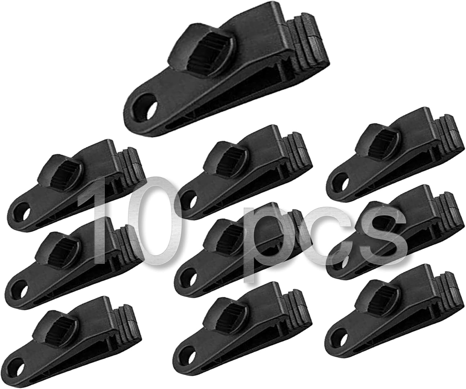 ZWMY 10Pcs Tarp Clip Clamp, Heavy Duty Tarpaulin Clips Set Instant