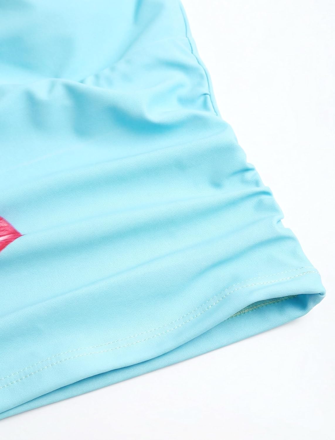 ZAFUL Women's One Shoulder Tankini Twisted Tummy Control Cut Out Swimsuits Tube Bandeau Two Piece Bathing Suit