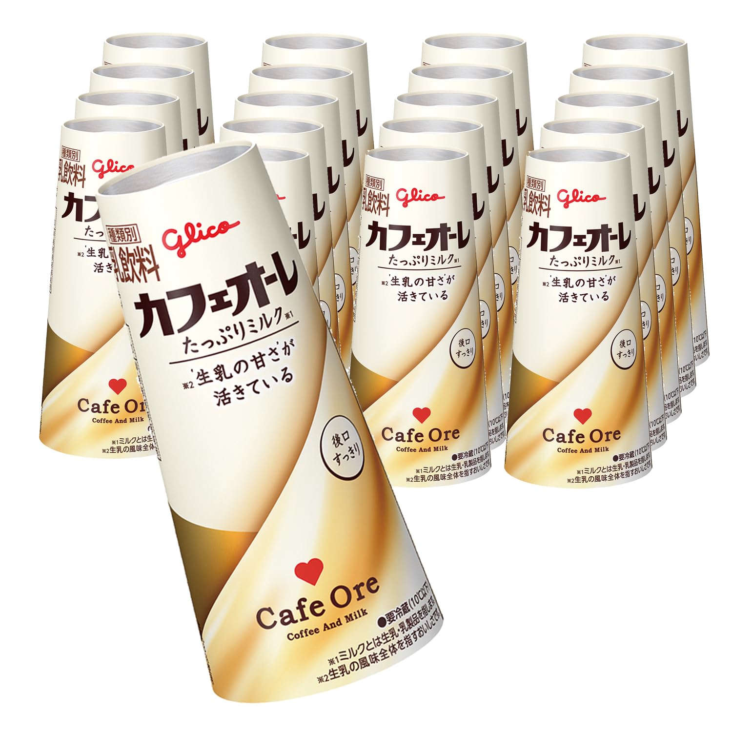 たっぷりミルク大缶6缶 他 Amazon.co.jp: [冷蔵]グリコ カフェオーレたっぷりミルク 180ml×20本