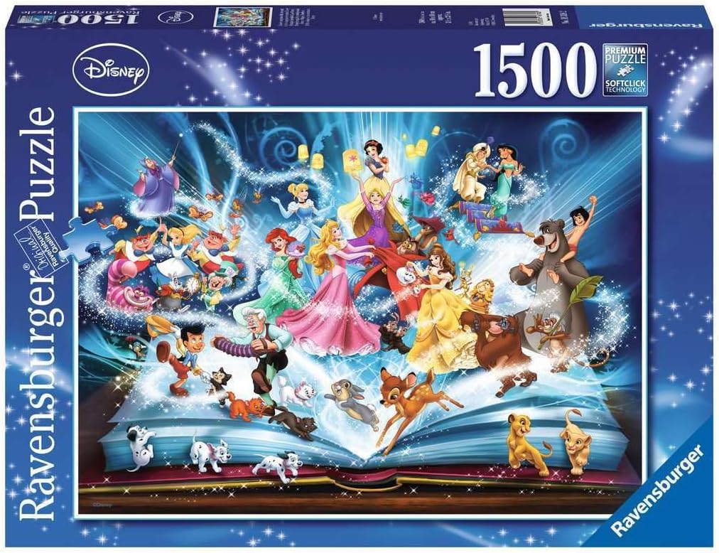 Ravensburger Disneys Magical Book of Fairytales Jigsaw Puzzle (1500 Piece)