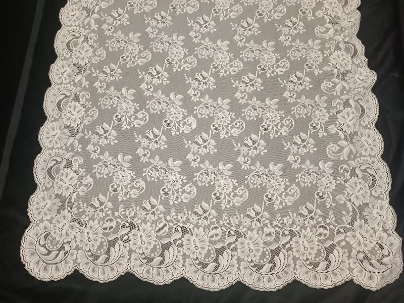 MANTILLA MARFIL/BEIG TAMAÑO MEDIANO 1X2,20 MTS
