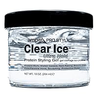 Vista 3 de Ampro Pro Styl Clear Ice - Gel para peinar proteínas, 6 onzas (paquete de 6)