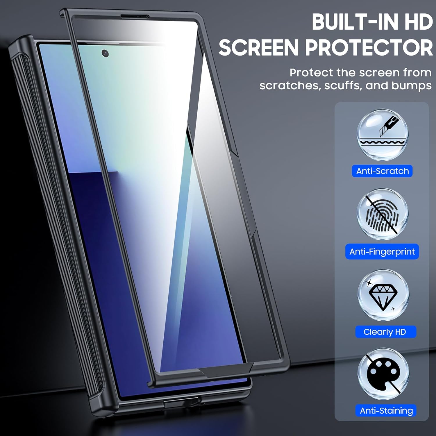 GooseBox for Samsung Galaxy Z Fold 7 Case Wallet RFID [Cards Holder][Camera Cover][Kickstand] Full Body Shockproof Silicone Protective Phone Case for Galaxy Z Fold 7 Case(Black)