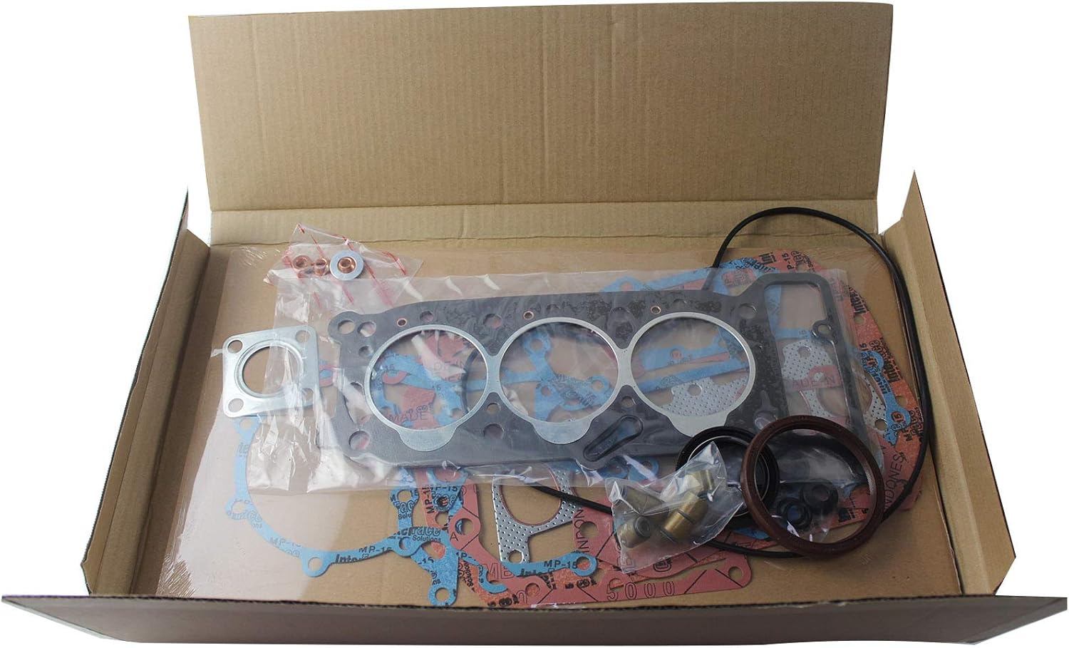 Head Gasket Kit Compatible with HITACHI GEHL HANIX Excavator W/ 3KR1 3KR1-EA14 Compatible with Isuzu Engine Z8941360873 8941487370 Z5878109461 Z5878109464