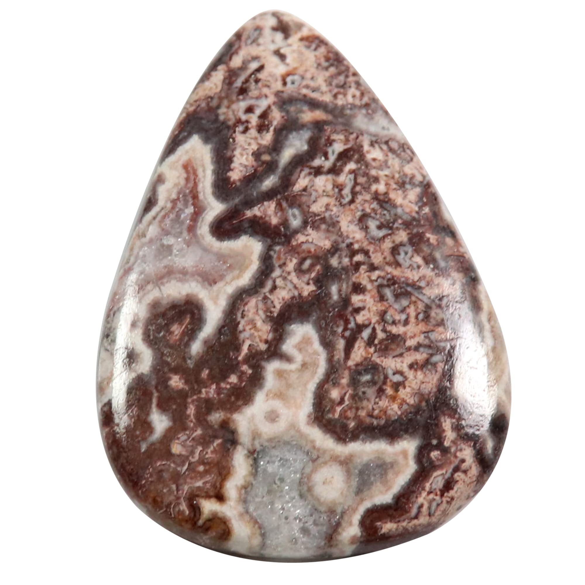 Rosita Jasper Pear Cabochon Natural Meditation Healing Gemstone 40.05cts QM14-image-22