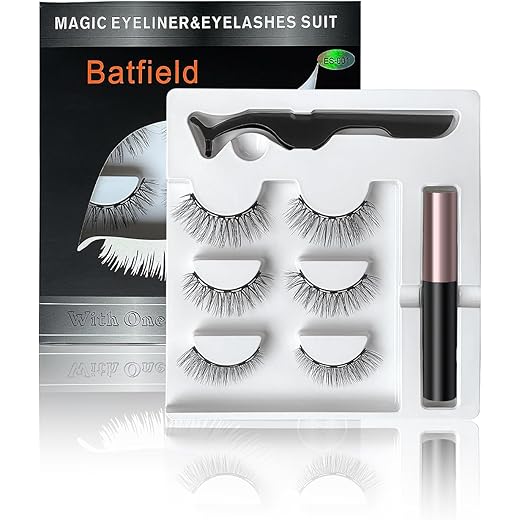 Batfield Magnetic False Eyelashes 3 Pairs