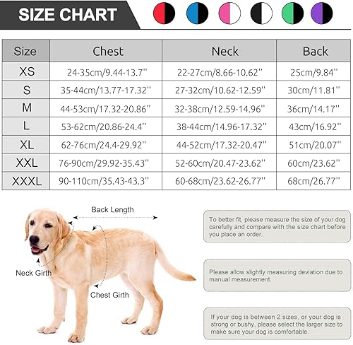 Miniatura 6 de ASENKU - Abrigo de invierno para perros, diseño a cuadros reversible, impermeable, para climas fríos, para perros pequeños, medianos y grandes