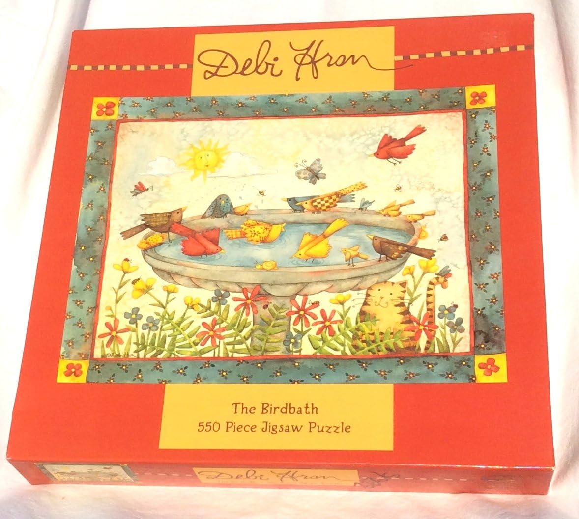 Ceaco Debi Hron ' The Birdbath ' 550ピースパズル