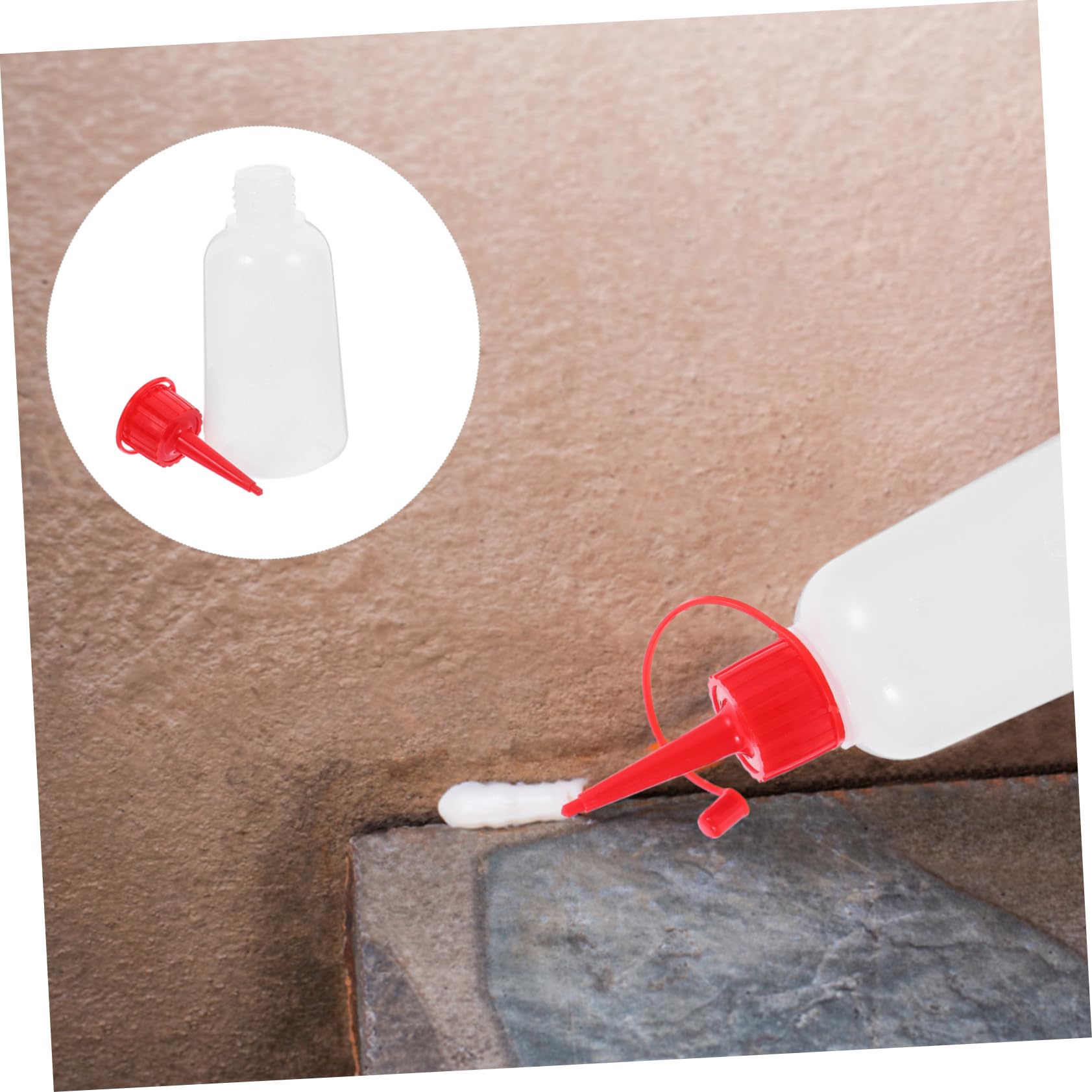 POPETPOP 40pièces Bouteilles Applicatrices Plastique Squeeze Flacons Avec Embout Pour Colle Gel Et Parfait Pour Tatouage Et