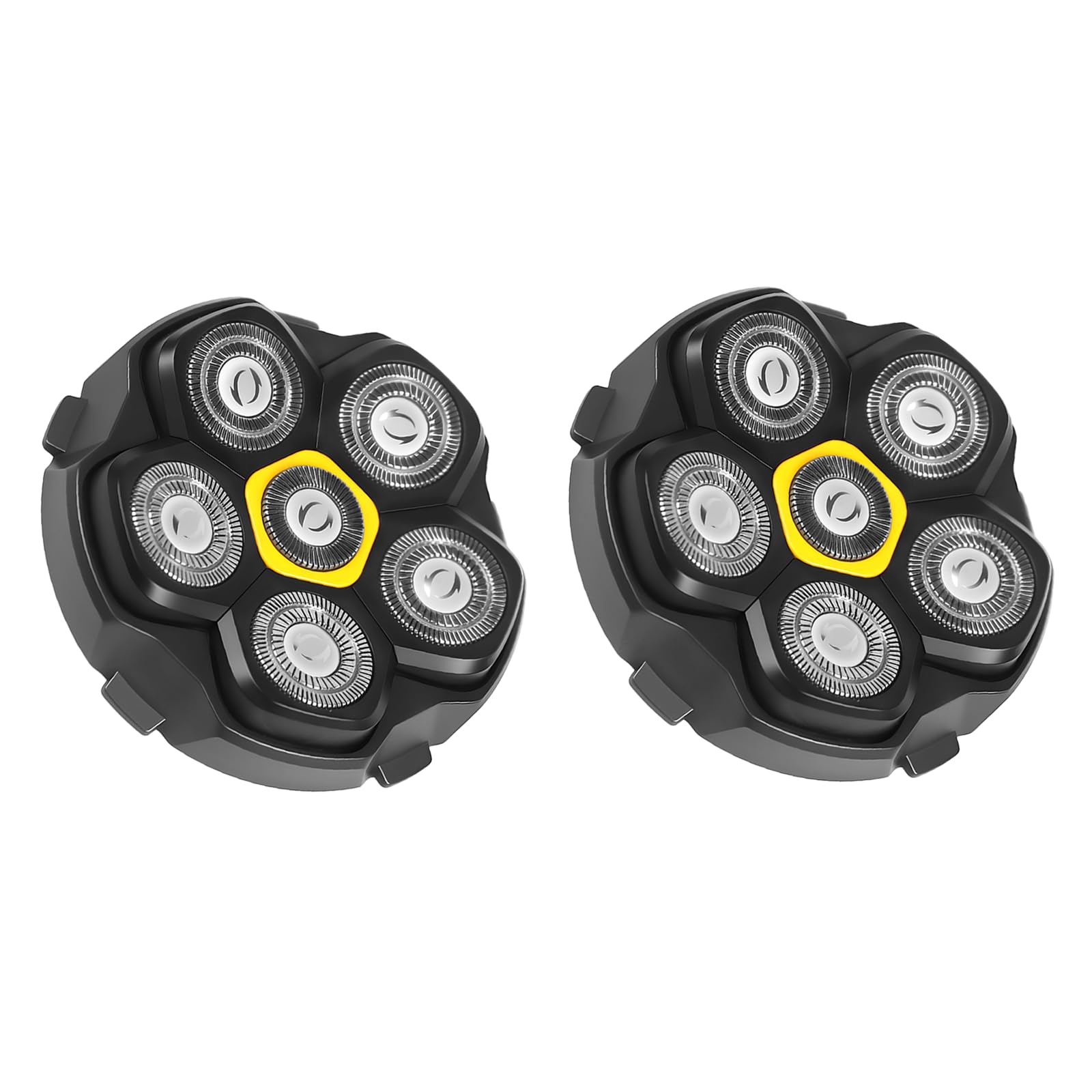 Magnetischer Rasierköpfe mit 6 Ersatzklingen für viele 6D magnetische Elektrorasierer, kompatibel mit DOAO, Kensen, JoyKoi und Kibiy (2 Stück)