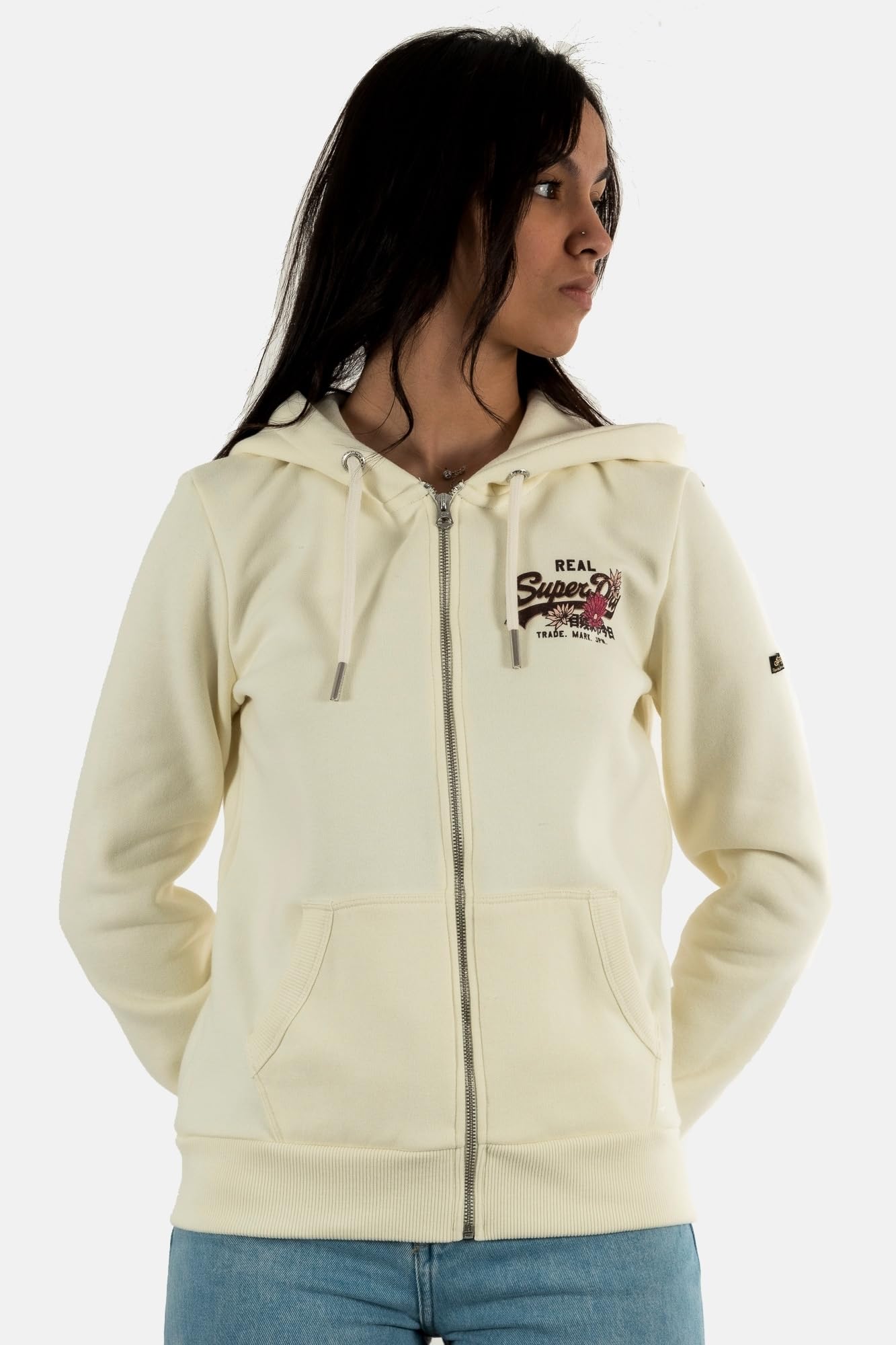 Vintage VL Narrative Ziphood, Felpa,