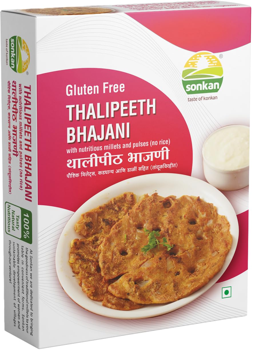 SONKANs Khamang Thalipeeth Bhajani (Roasted Multi-Pulses Flour) 400 grams (2 x 200 grams) (B0BS9NG1VT) Amazon Price History, Amazon Price Tracker