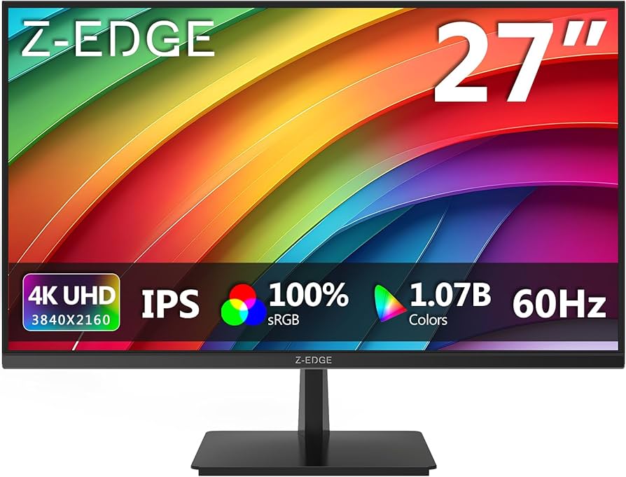 Amazon.com: Z-Edge U27P4K 27-inch 4K Monitor IPS Ultra HD
