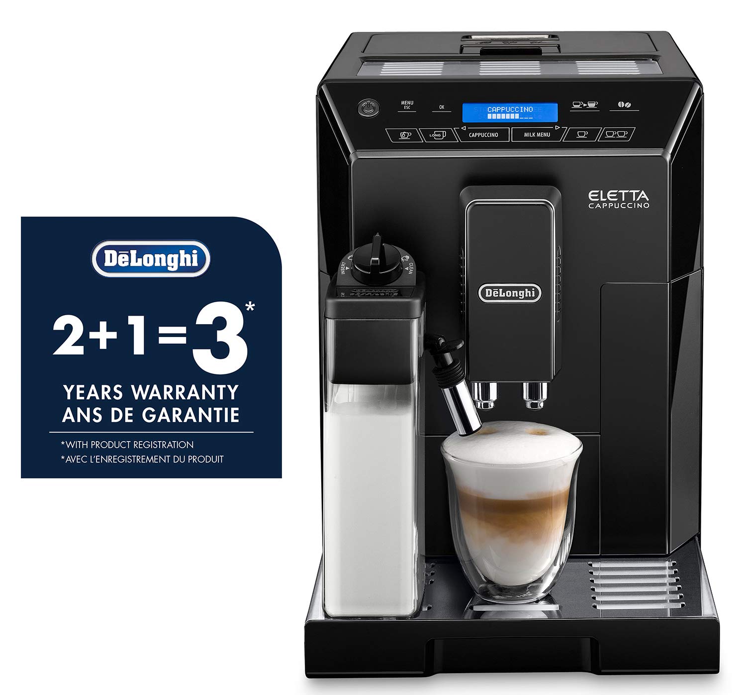 DeLonghi ECAM44660B Eletta Fully Automatic Espresso, Cappuccino and