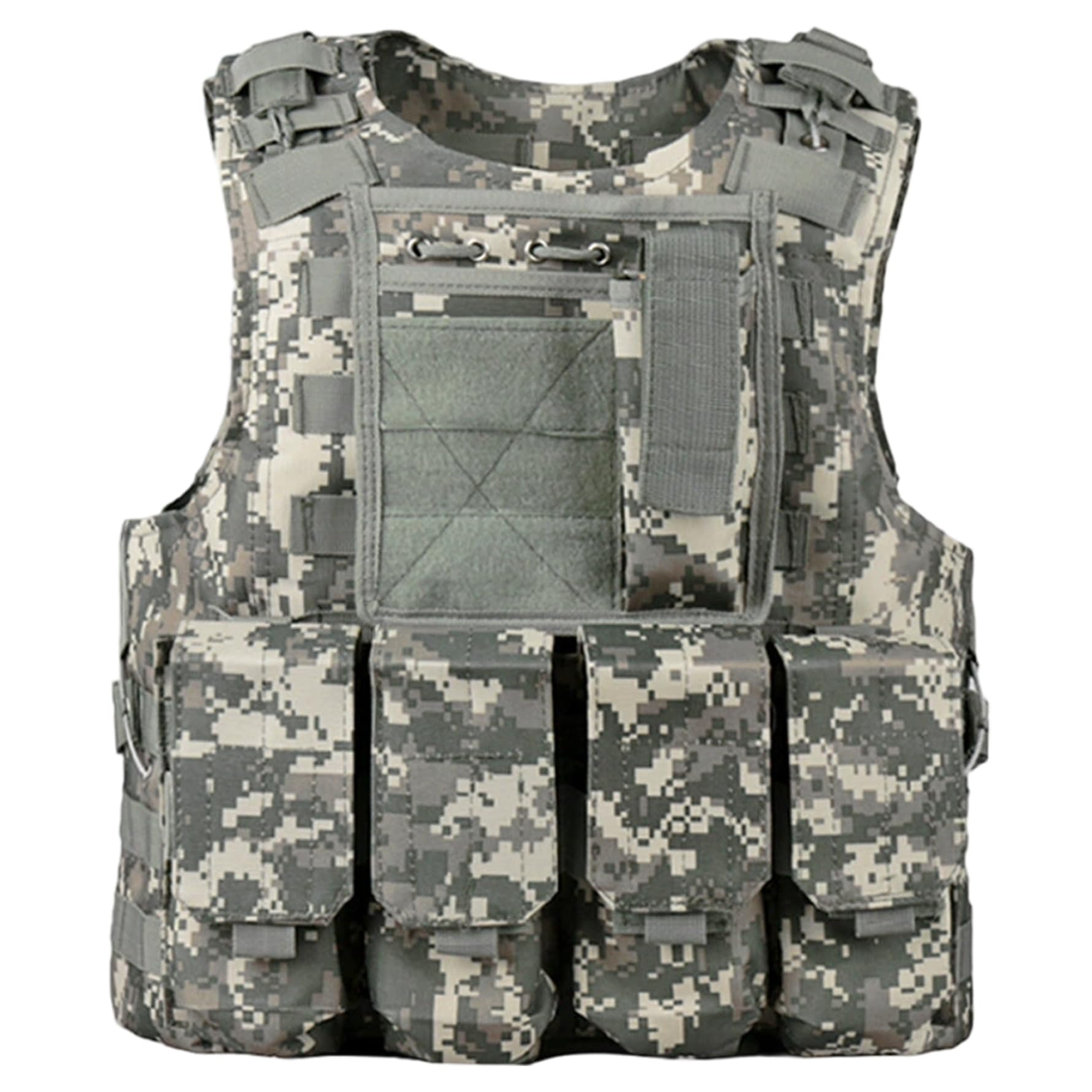 Chaleco multifuncional Molle Airsoft, equipo de paintball ligero ajustable
