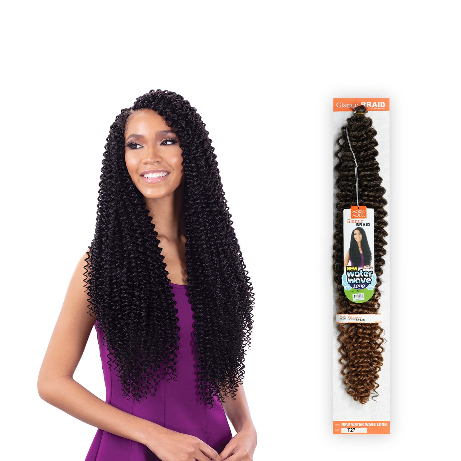 Amazon.com : ModelModel Crochet Braids Glance New Water wave Long