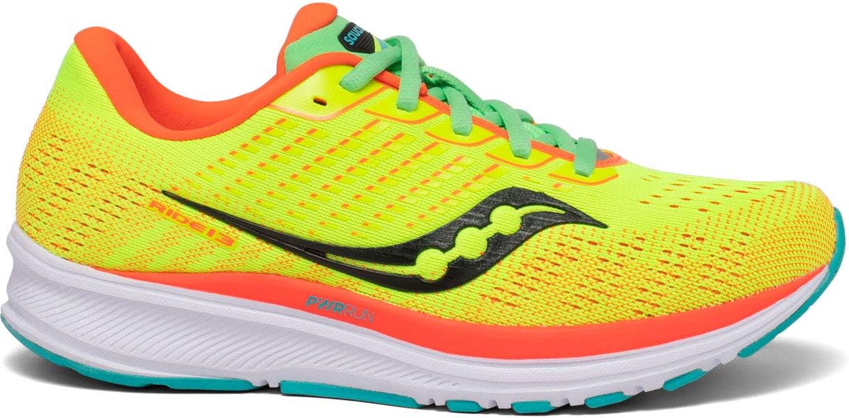 Saucony Women's Ride 13, Citron Mutant, 11 Medium