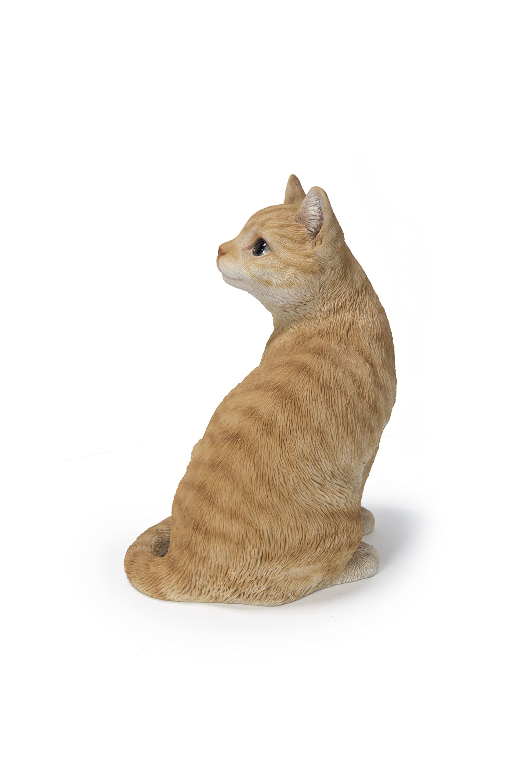 Amazon.com: Hi-Line Gift Ginger Cat Looking Back Garden Statue