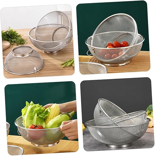 Miniatura 3 de Colador de arroz Colador Colador de Metal Filtro de malla fina de acero inoxidable Filtro 7.9 in de diámetro