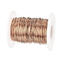 Vista 100 de MECCANIXITY - Alambre magnético de calibre 46 AWG - 0.04mm Hilo de cobre esmaltado - Bobina de alambre magnético de 14669 pies (4471m) - 50g Grado F