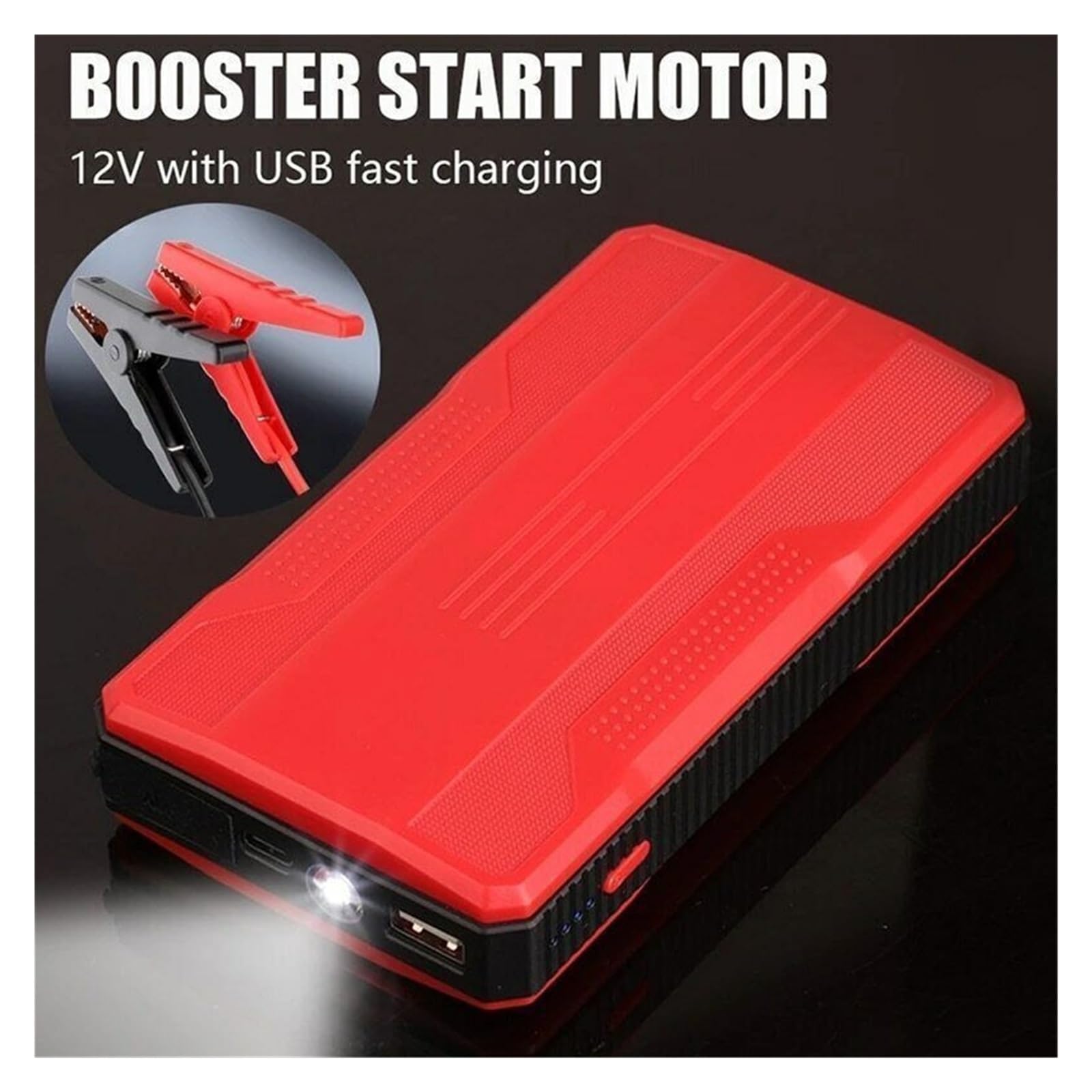20000mAh Akumulator Samochodowy O Dużej Mocy Urządzenie Do Awaryjnego Uruchamiania Przenośny Wzmacniacz Do Akumulatora Samochodowego Ładowarka Booster Power Bank Urządzenie Startowe Port USB Szybkie I